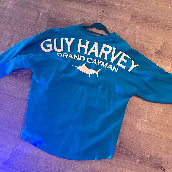 Chemise De Pêche Homme Guy Harvey, Manches Longues, Motif Espadon Bleu, Taille XL – Parfaite Pour L'extérieur